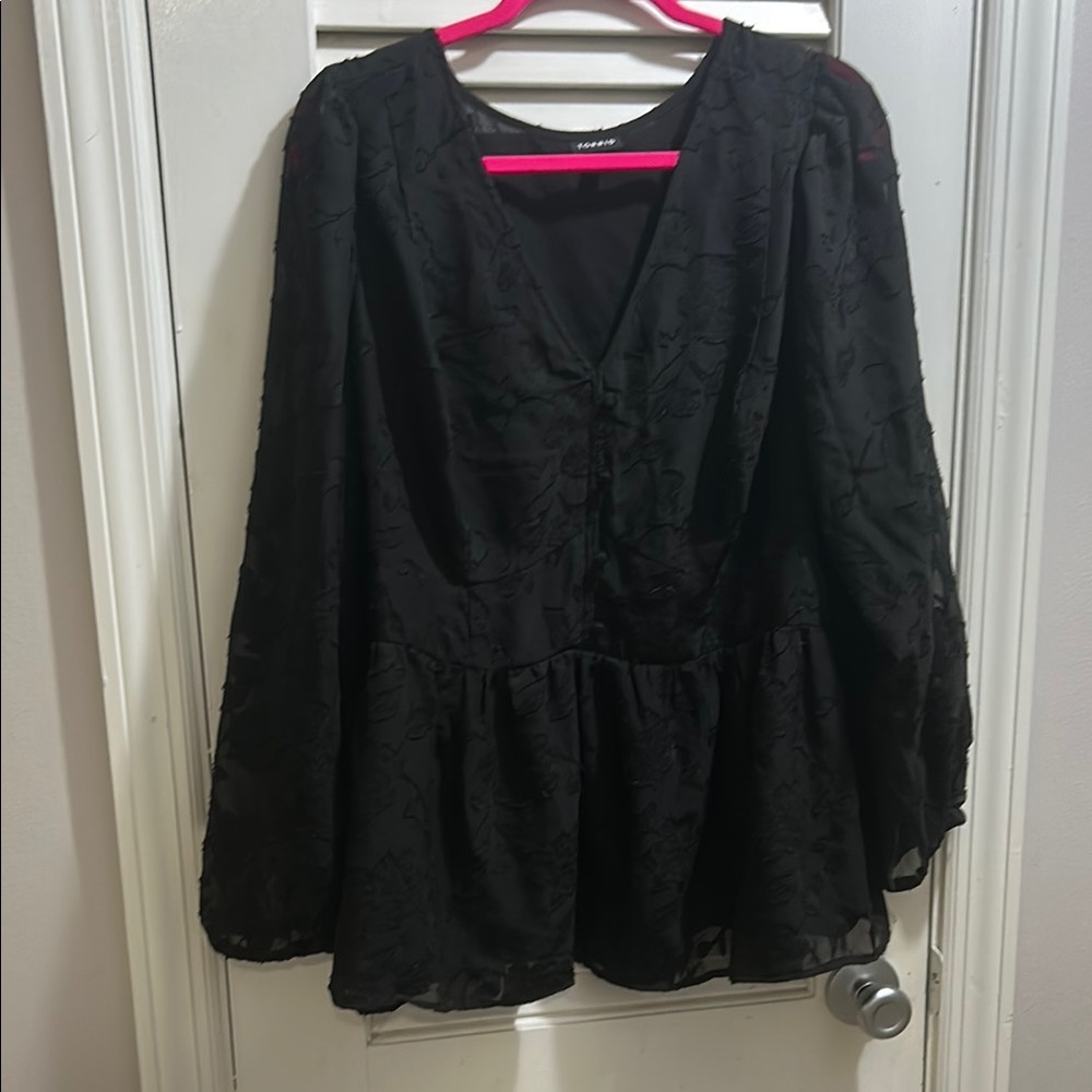 Torrid Elegant Black Women's Top